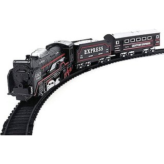 Buy Hinati Black Train Set of 13 Pieces, Battery Operated Toy Set for ...