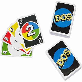 Hinati DOS indoor and travelling friends and family card Game (Multicolor)