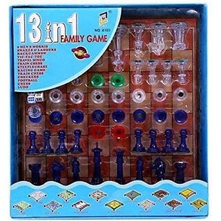 Hinati 13 in 1 chess, checker, etc board games Board Game Accessories Board Game