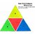 Hinati Stickerless Triangle Cube 3x3 High Speed Pyramid Puzzle (1 Pieces)
