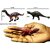 Hinati Dinosaur Animals Toys for Kids Set of 12PCs Non Toxic Educational (Multicolor)