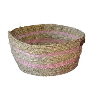 The Allchemy Jute Basket Pink Design