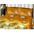 Choco Creation 3D Printed Multicolor 140 Polycotton Double Bedsheet (240 cm x 220 cm) Set Of 1 Bedsheet and 2 Pillow