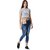Rovok Women Black, Beige Sling Bag - Mini