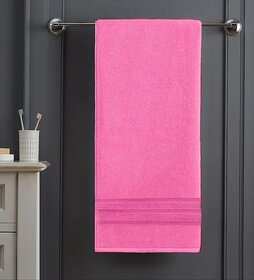 BOMBAY HEIGHTS Premium Cotton Towel(Pink)(30in 60in)