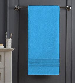 BOMBAY HEIGHTS Premium Cotton Towel(Blue)(30in 60in)