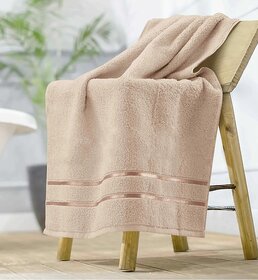 BOMBAY HEIGHTS Premium Cotton Towel(Beige)(30in 60in)