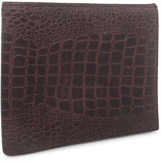                       Rovok Men Brown Artificial Leather Wallet - Mini  (10 Card Slots)                                              