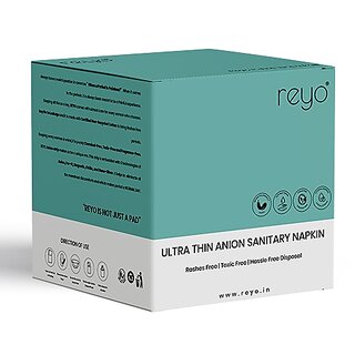                       Reyo Ultra Thin Anion Sanitary Napkin Economy (330mm-12pads) Pack of 2                                              