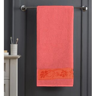                       BOMBAY HEIGHTS Premium Cotton Towel(Red)(30in 60in)                                              