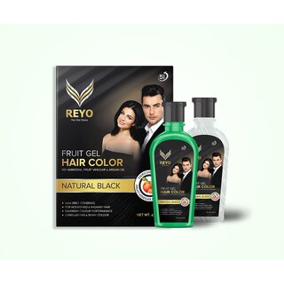 Reyo Natural Fruit gel Hair Color(476ml) Pack of 2  Ammonia Free Products