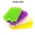 S4 Silicone Ice Cube Trays 32 Cavity Per Ice Tray Pack of 2,Multi color
