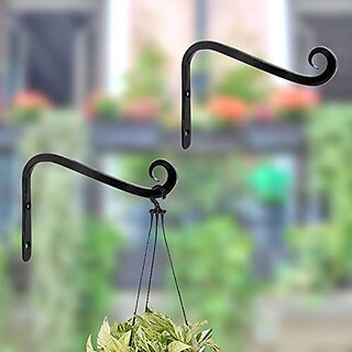 Buy GHAR DWAR Ghardwar Metal Wall Hook (Pack of 2) Hanging Plant Bracket  Decorative Straight Plant Hanger for Pots, Bird Feeder, Planters, Lantern,  Macram, Wind Chimes Indoor Outdoor Online @ ₹399 from ShopClues