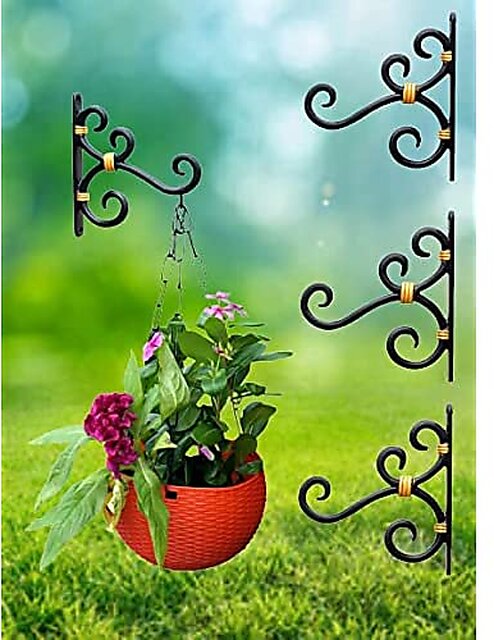 Buy Ghardwar Metal Wall Hook Hanging Plant Bracket Decorative