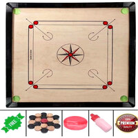 awesome 32 Inch Carom Board  Coins  Striker and powder pack