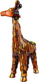 The Allchemy Terracotta giraffe flower vase