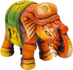 The Allchemy Terracotta small hathi showpiece