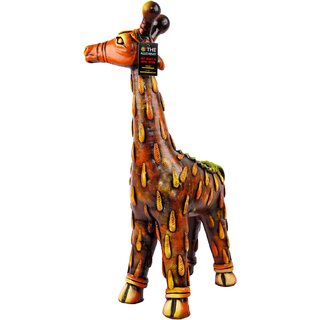                       The Allchemy Terracotta giraffe flower vase                                              