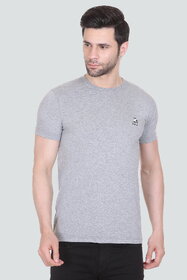 G BULL Men's Regular Fit Half Sleeve Solid Plain Casual Wear Round Neck T-Shirt