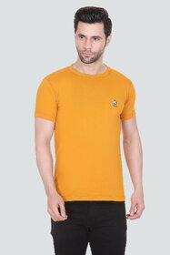 G BULL Men's Regular Fit Half Sleeve Solid Plain Casual Wear Round Neck T-Shirt