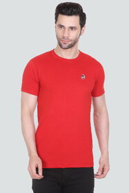 G BULL Men's Regular Fit Half Sleeve Solid Plain Casual Wear Round Neck T-Shirt