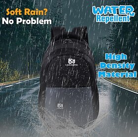 Lookmuster Large 35 L Laptop Backpack Try Burfi Wala Black (Black)