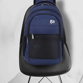 Lookmuster Medium 30 L Laptop Backpack Medium 30 L Backpack Collage Backpack/Office Bag (Blue)