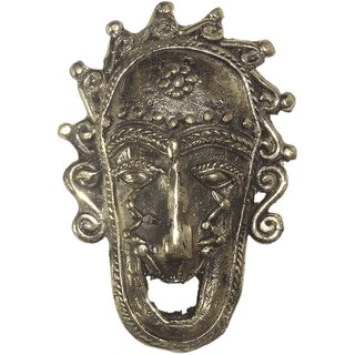                       The Allchemy Dhokra Decorative Mask                                              