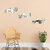 Bnezz - 12 Hexagon Silver Wall Decor 3D Acrylic Decorative Mirror for Wall Stickers for Bedroom Mirror Stickers for Home  Office Large Size (10.5 x 12.1) Cm, Unframed (T-12HexaSilver)