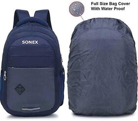 Jonal Point Backpack For Men Women Boys Girls/Office School College Teens & Students (Blue) Rucksack  - 40 L (Black, Grey, Black)