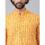 Riag Mens Ethnic Yellow Cotton Kurta Pyjama Set