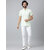 Riag Mens Ethnic Green Striped Short Kurta