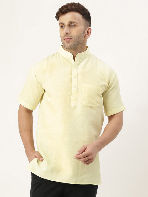 Mens short kurtas hot sale online shopping