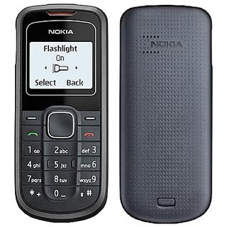 (Refurbished) Nokia 1202 (Single SIM, 1.3 Inch Display, Black) - Superb Condition, Like New