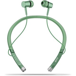                       FPX Omega In ear neckband 35Hr Playtime Lightweight Sweat resistant Bluetooth Headset  (Green, True Wireless)                                              