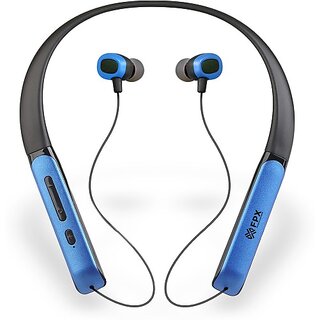                       FPX Elite 70 Hours Playtime with Extra Deep bass Neckband Headphone Bluetooth Headset  (Blue, In the Ear)                                              