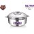 Dhara Stainless Steel Ultra 2500 Stainless Steel Casserole, 1900ml, Silver  Ideal For Chapatti  Roti  Curd Maker  Ea