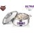 Dhara Stainless Steel Ultra 2500 Stainless Steel Casserole, 1900ml, Silver  Ideal For Chapatti  Roti  Curd Maker  Ea