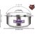 Dhara Stainless Steel Ultra 3000 Stainless Steel Casserole, 2300ml, Silver  Ideal For Chapatti  Roti  Curd Maker  Ea