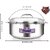 Dhara Stainless Steel Ultra 3500 Stainless Steel Casserole, 2800ml, Silver  Ideal For Chapatti  Roti  Curd Maker  Ea