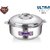 Dhara Stainless Steel Ultra 4000 Stainless Steel Casserole, 3200ml, Silver  Ideal For Chapatti  Roti  Curd Maker  Ea