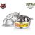 Dhara Stainless Steel Ultra 8000 Stainless Steel Casserole, 6400ml, Silver  Ideal For Chapatti  Roti  Curd Maker  Ea