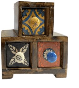 The Allchemy Wooden spice box set 3