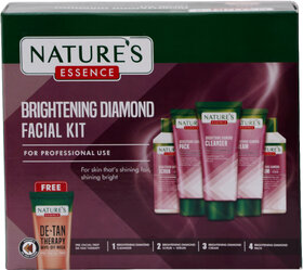 Natures Essence Brightening Diamond Facial Kit (325gm+200ml)