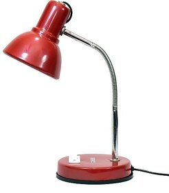 Caleta Lamp for Living Room Bedroom Office Study Room (Red) Study Lamp (44 cm, Red)