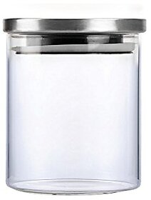 (Unboxed) Cello Steelox Glass Storage Jar Set, Air Tight, Clear, 700 ml