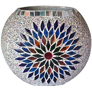 Madhuri Mosaic Glass Lamp B