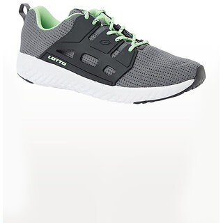 Lotto Men's Grey & Green Running Shoes