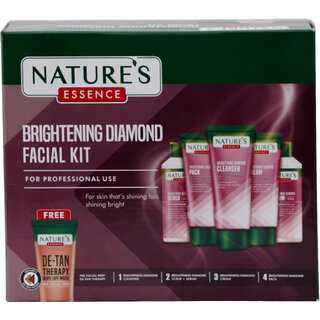                       Natures Essence Brightening Diamond Facial Kit (325gm+200ml)                                              