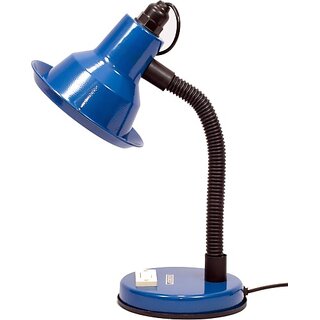                       Caleta Study Lamp for Students Metal Body Lamp Max Model (Blue) Table Lamp (40 cm, Blue)                                              